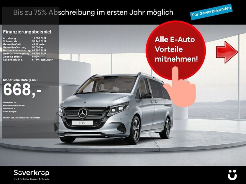 Mercedes-Benz EQV 6.189 km 63.890 € Mölln 23879