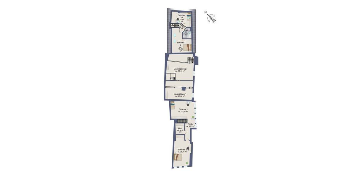 Mehrfamilienhaus, Wohnhaus Lübeck / Innenstadt Innenstadt - 8 Zimmer, 200 m&sup2;, 448.000&euro; | Angebot:25770316