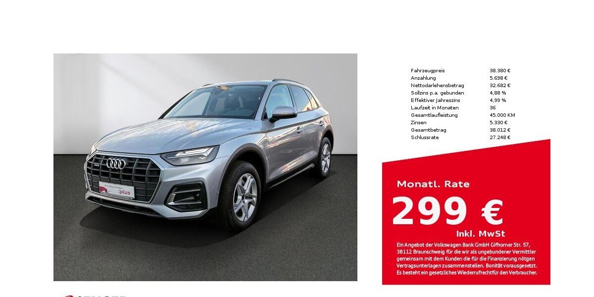Audi Q5 17.300 km 38.380 &euro; Lübeck 23556