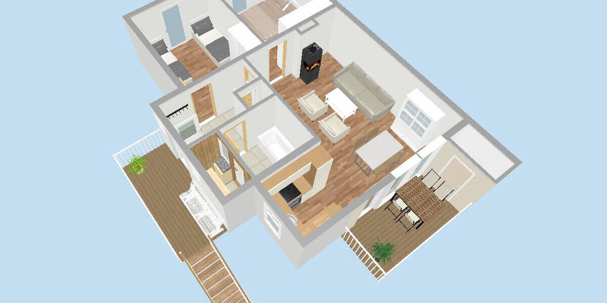 Etagenwohnung Sierksdorf - 3 Zimmer, 70 m&sup2;, 329.000&euro; | Angebot:23886253