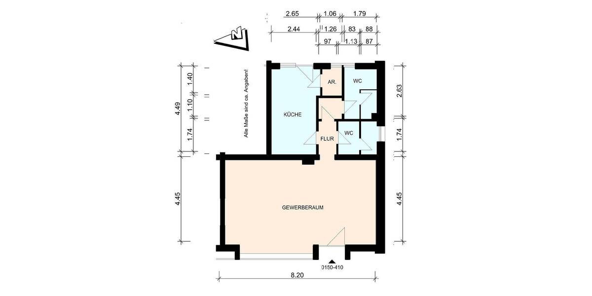 Gewerbeobjekt Lübeck Kücknitz - 780&euro; | Angebot:26779865