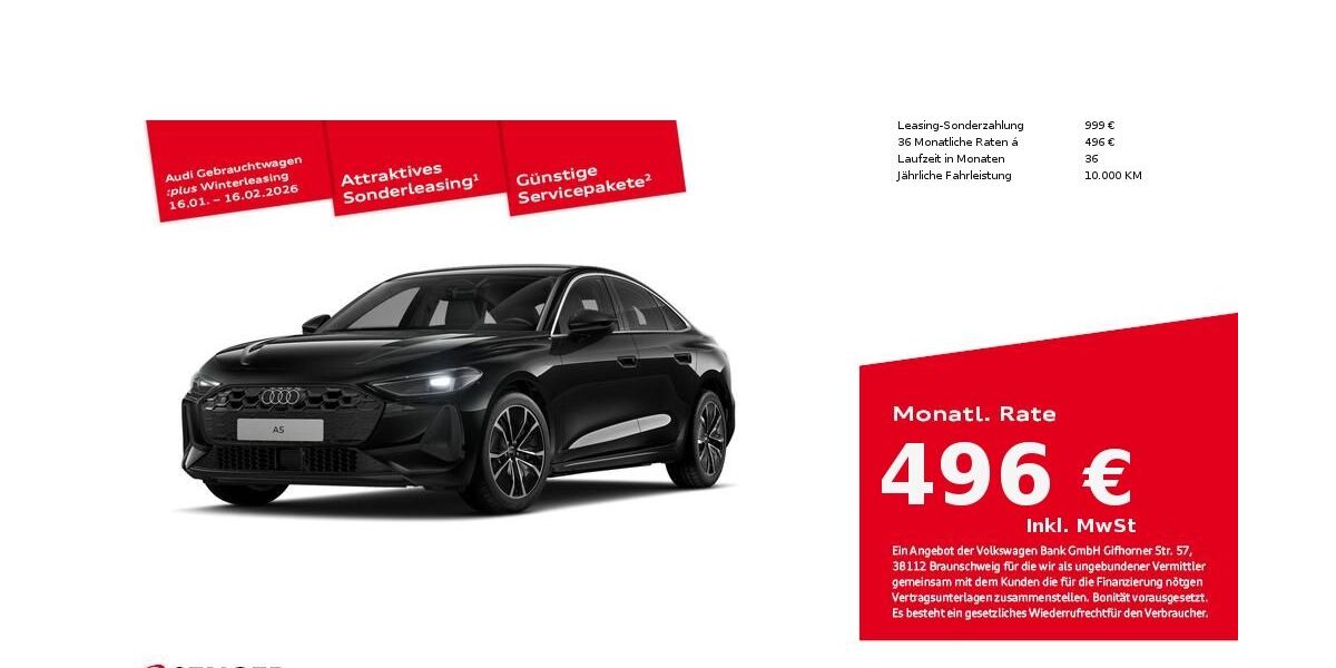 Audi A5 26.500 km 46.380 &euro; Lübeck 23556