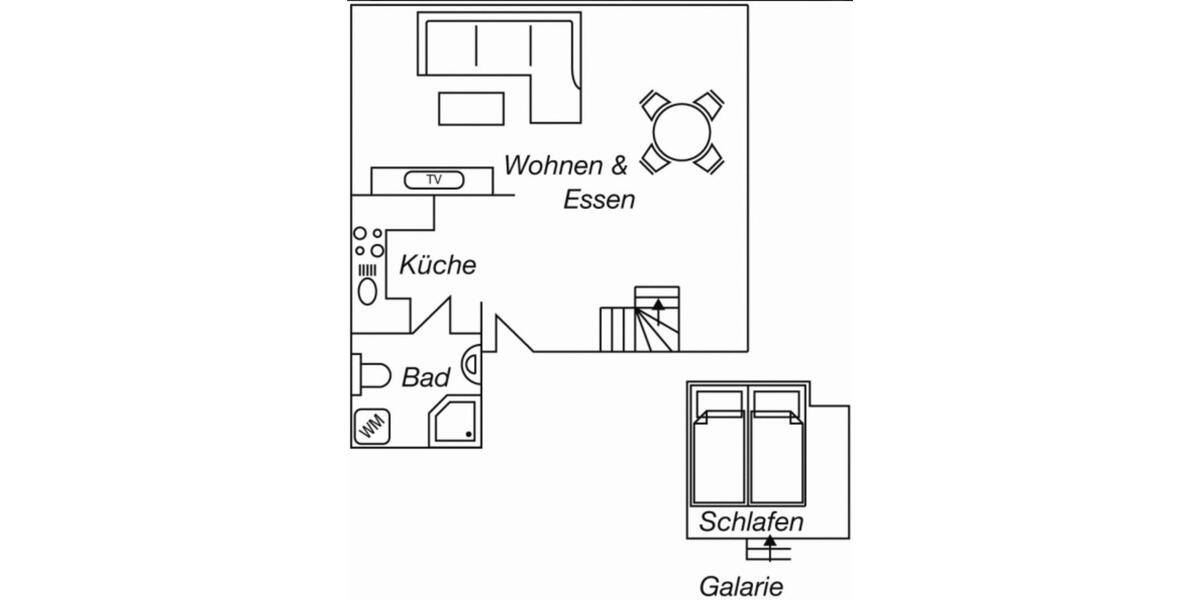 1,5 Zimmer-Wohnung in Travemünde Strandnähe 1.5 zimmer