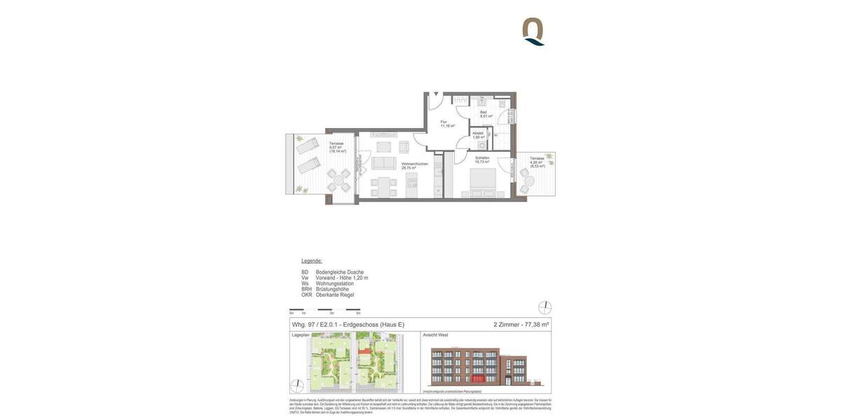 Etagenwohnung Lübeck-Travemünde Travemünde - 2 Zimmer, 77 m&sup2;, 568.000&euro; | Angebot:25679951