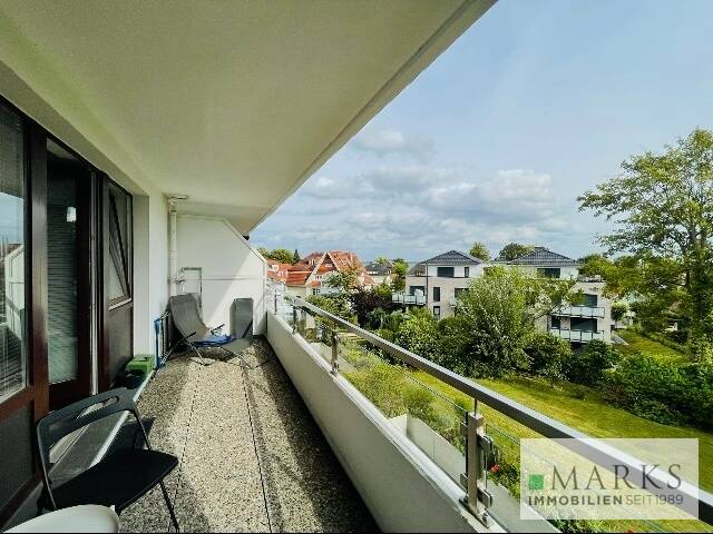 Stilvoll leben mit Meerblick - 1,5-ETW mit Südbalkon und TG-Stellplatz in Toplage von Travemünde