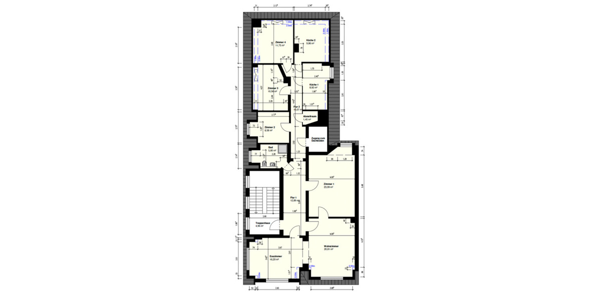 Dachgeschoßwohnung Lübeck Sankt Gertrud - 6 Zimmer, 140 m&sup2;, 1.680&euro; | Angebot:25384428