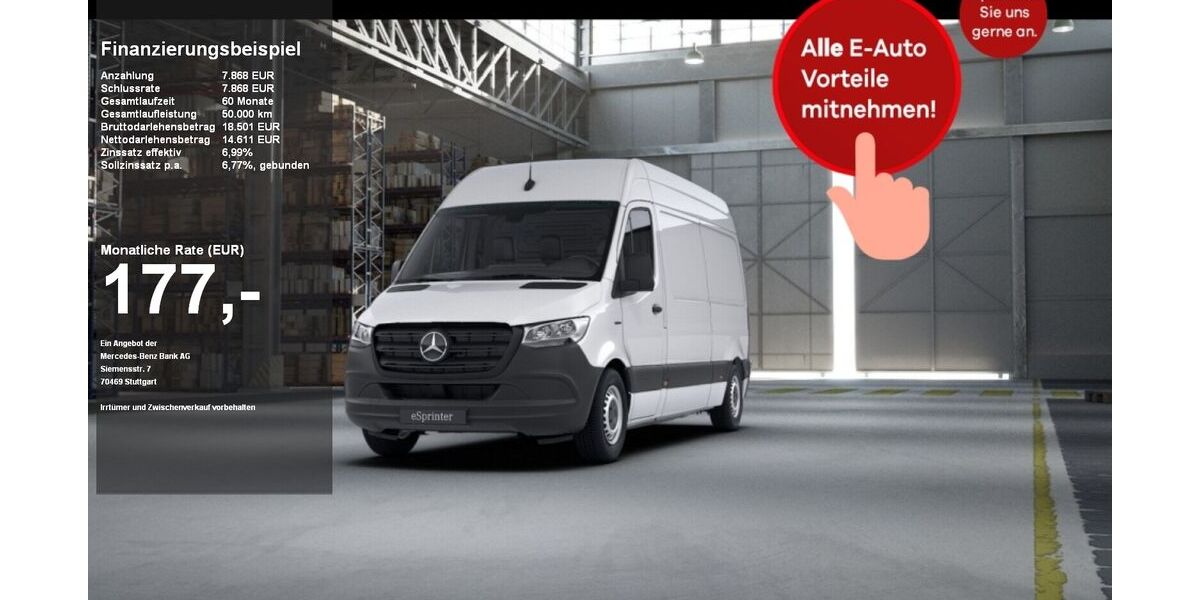 Mercedes-Benz eSprinter 32.430 km 22.479 &euro; Lübeck 23556