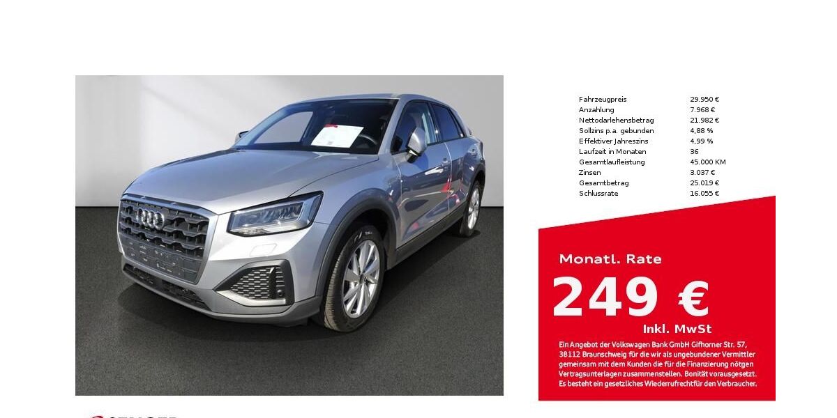 Audi Q2 26.950 km 29.950 &euro; Lübeck 23556