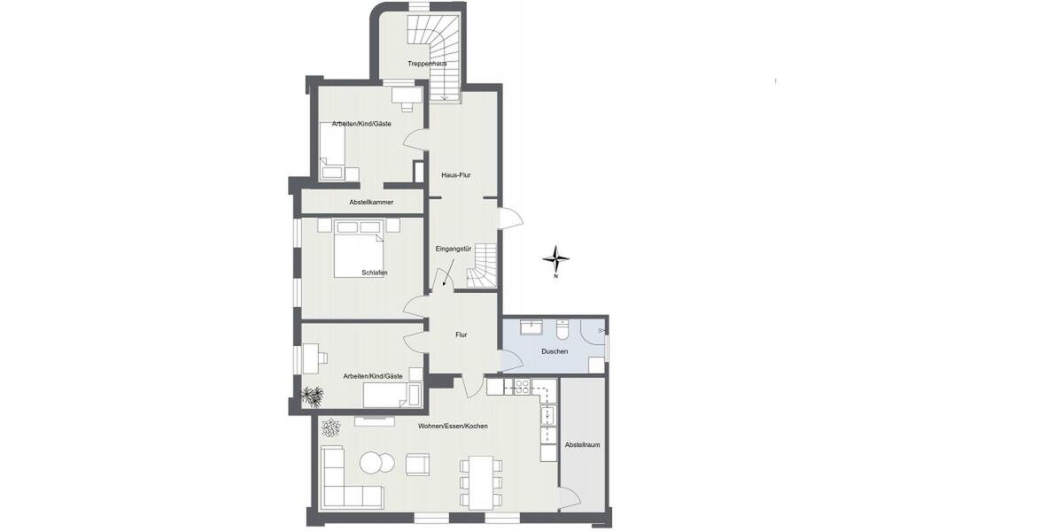 Etagenwohnung Bad Segeberg - 3 Zimmer, 79 m&sup2;, 729&euro; | Angebot:25875527