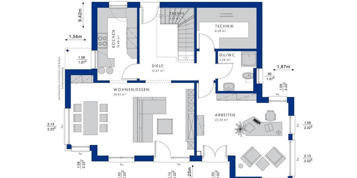 Einfamilienhaus Stockelsdorf - 5 Zimmer, 175 m&sup2;, 717.450&euro; | Angebot:25669591