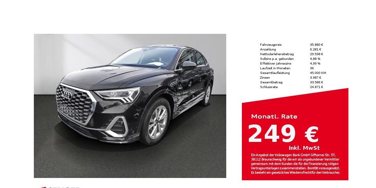 Audi Q3 44.700 km 35.380 &euro; Lübeck 23556