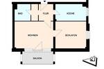 Etagenwohnung Lübeck Kücknitz - 2 Zimmer, 52 m&sup2;, 454&euro; | Angebot:26687694