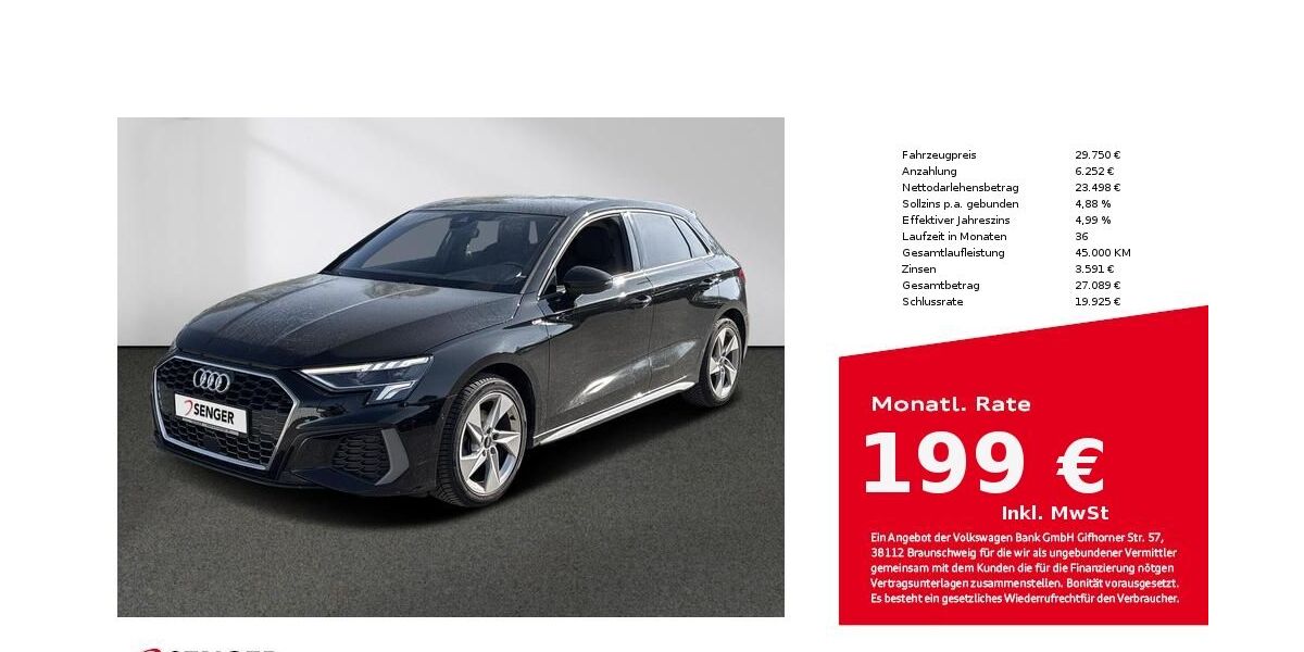 Audi A3 30.650 km 27.950 &euro; Bad Oldesloe 23843