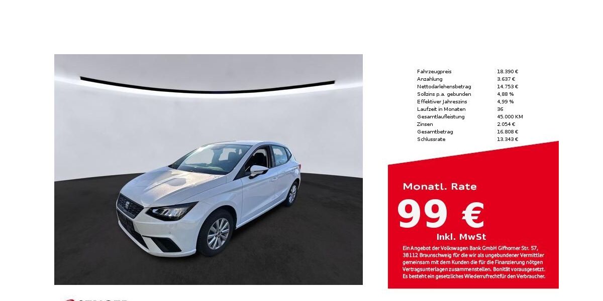 Seat Ibiza 28.800 km 18.390 &euro; Bad Oldesloe 23843