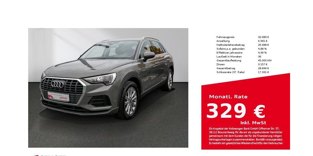 Audi Q3 41.900 km 30.780 &euro; Lübeck 23556