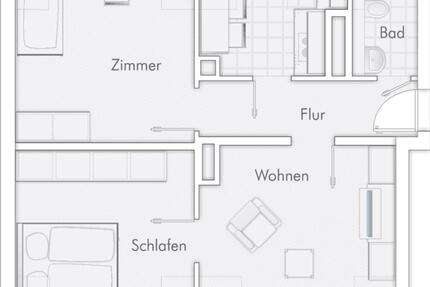 3 Zimmer-Wohnung in ruhiger Lage 3 zimmer