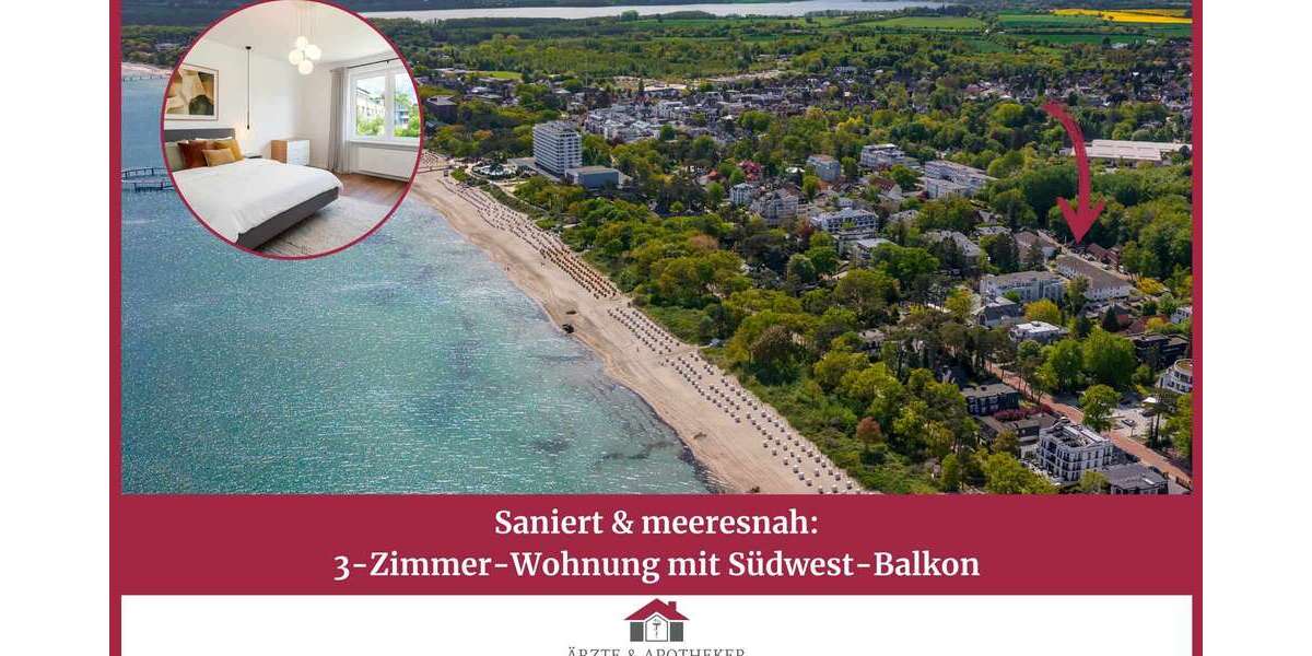 Etagenwohnung Timmendorfer Strand - 3 Zimmer, 80 m&sup2;, 459.000&euro; | Angebot:27146552