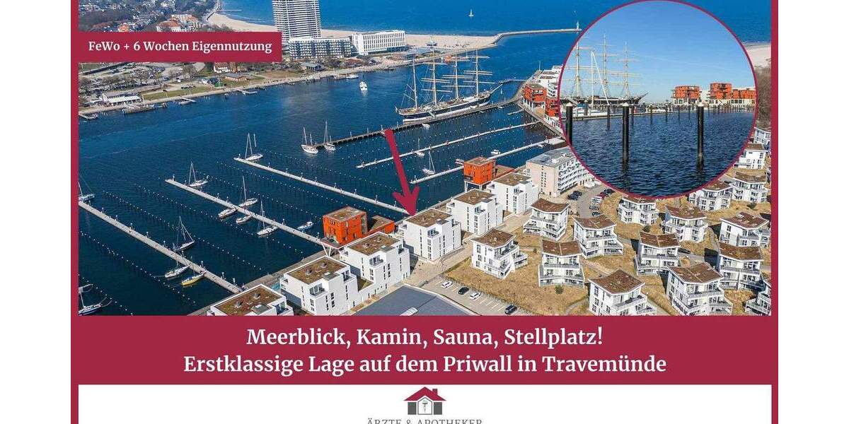 Etagenwohnung Lübeck / Travemünde Travemünde - 3 Zimmer, 81 m&sup2;, 535.000&euro; | Angebot:24810282