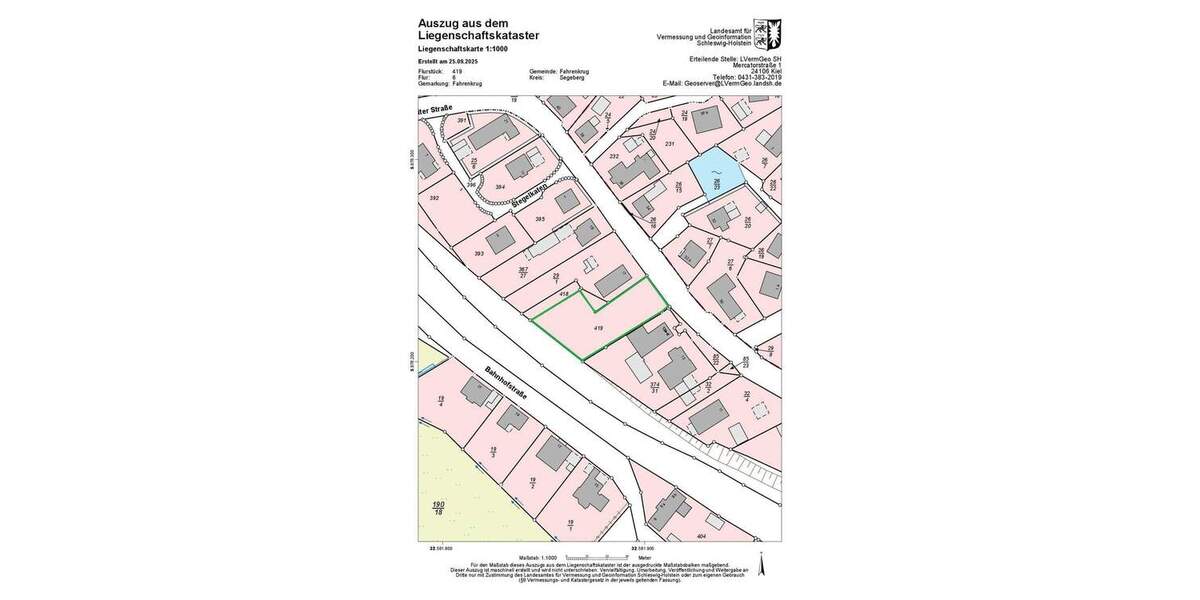 Grundstück Fahrenkrug - 179.000&euro; | Angebot:25680862