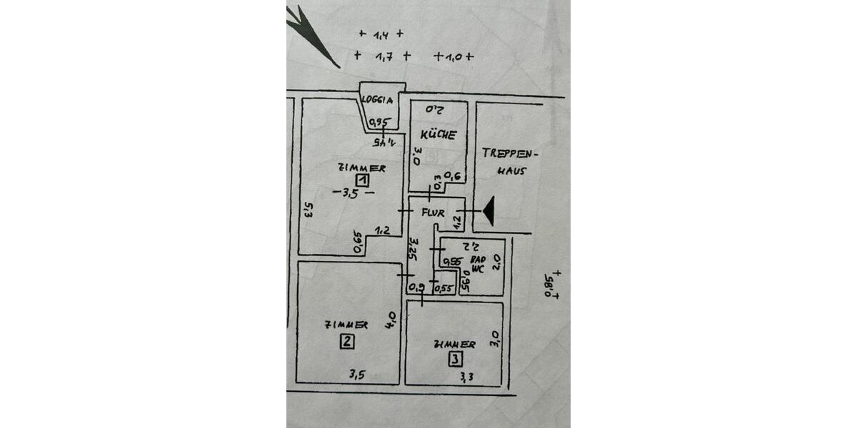 Etagenwohnung Lübeck Sankt Lorenz Nord - 3 Zimmer, 55 m&sup2;, 870&euro; | Angebot:24867986