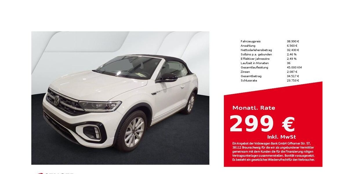 VW T-Roc 19.500 km 38.880 &euro; Bad Oldesloe 23843
