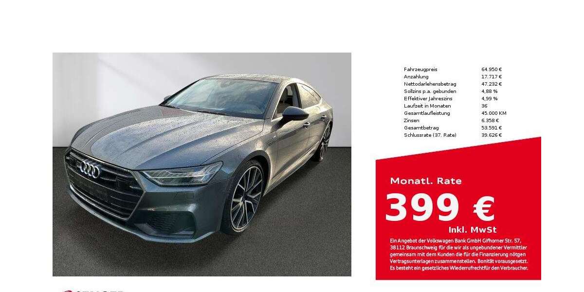 Audi A7 43.300 km 64.950 &euro; Lübeck 23556