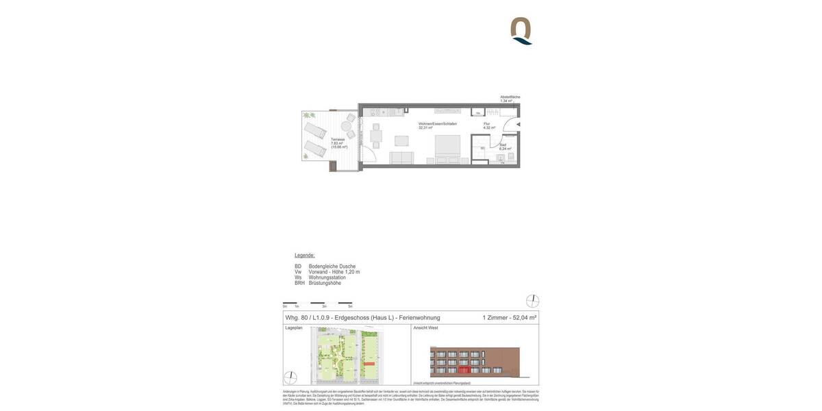 Etagenwohnung Lübeck-Travemünde Travemünde - 1 Zimmer, 52 m&sup2;, 440.000&euro; | Angebot:26851009