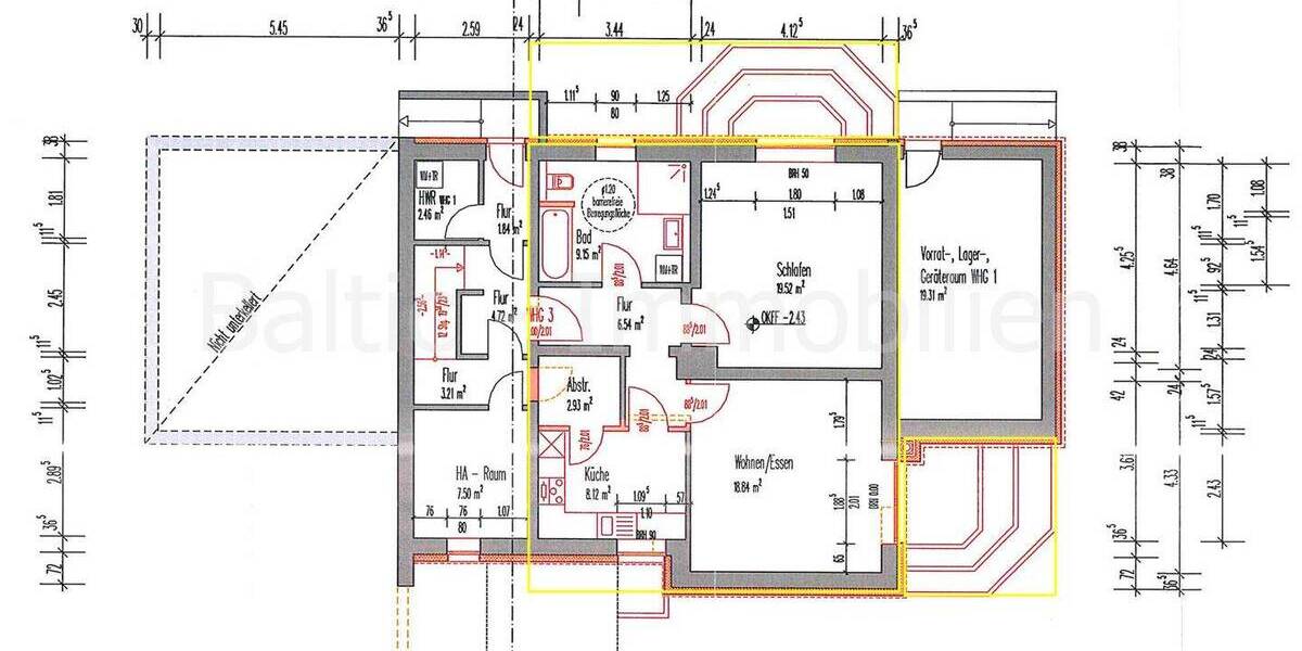 Etagenwohnung Neustadt - 2 Zimmer, 79 m&sup2;, 349.000&euro; | Angebot:24112543