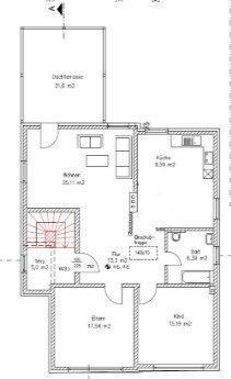 Etagenwohnung Bad Oldesloe - 3 Zimmer, 99 m&sup2;, 1.250&euro; | Angebot:26424889