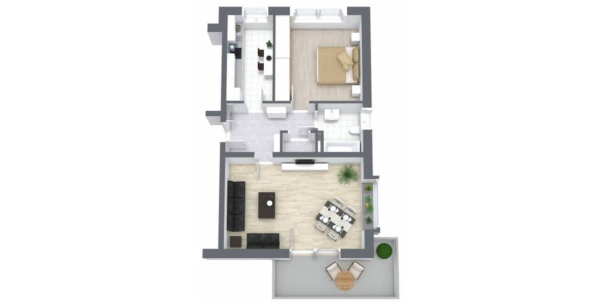 Etagenwohnung Bad Segeberg - 2 Zimmer, 60 m&sup2;, 115.000&euro; | Angebot:25684978