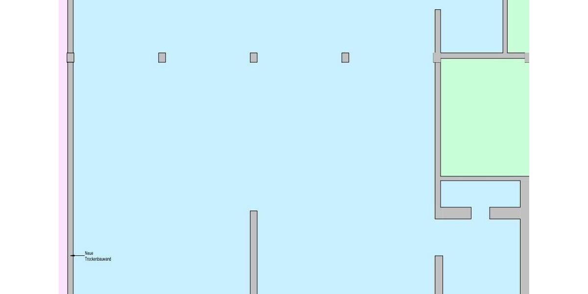 Nach Sanierung: Flexible Gewerbehalle+WC-Anlage+Büro zimmer