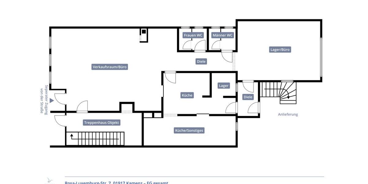 Großes GewerbeobjektEinzelhandel zur freien Gestaltung nähe Stadtzentrum! zimmer