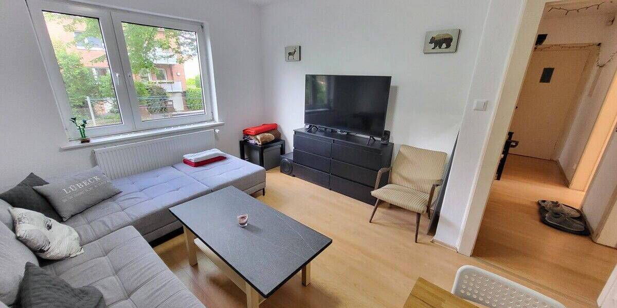 Etagenwohnung Lübeck St. Jürgen - 3 Zimmer, 64 m&sup2;, 600&euro; | Angebot:26886214