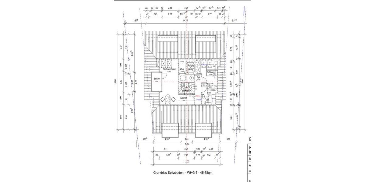 Dachgeschoßwohnung Lübeck Alt-Travemünde / Rönnau - 2 Zimmer, 47 m&sup2;, 1.370&euro; | Angebot:26471029
