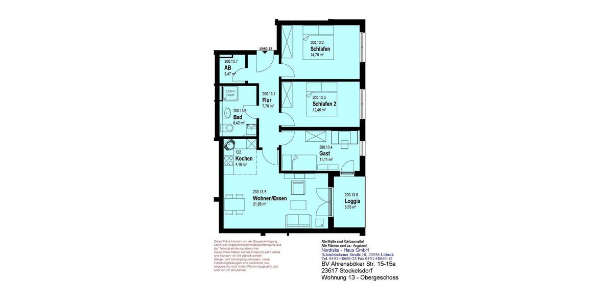 Etagenwohnung Stockelsdorf - 4 Zimmer, 450.993&euro; | Angebot:26392076
