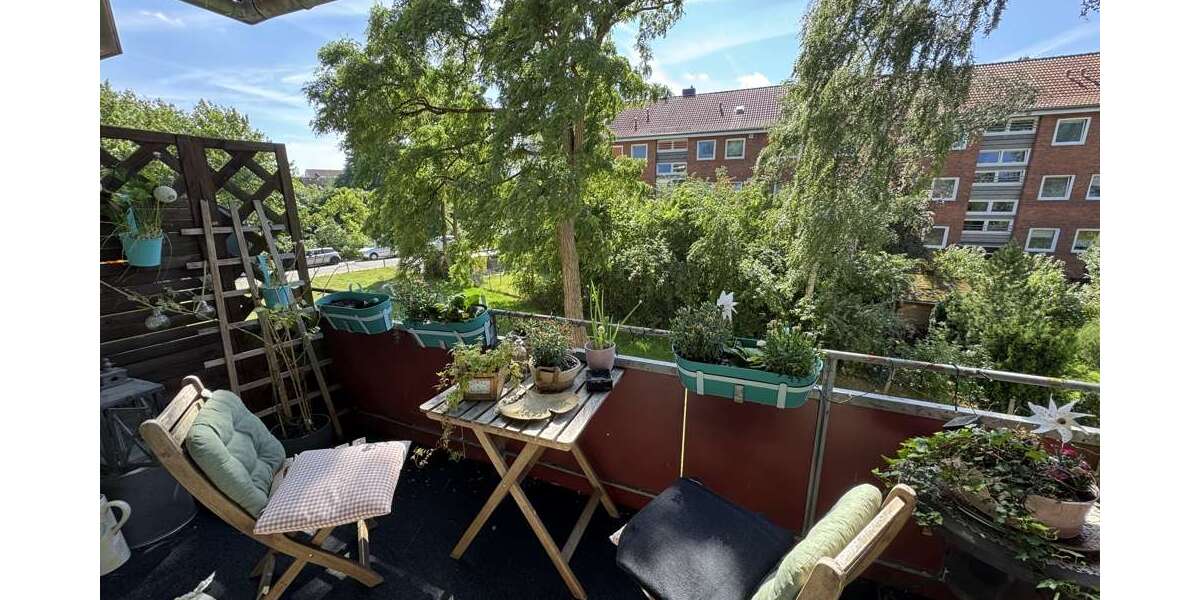 Etagenwohnung Lübeck Sankt Jürgen - 2 Zimmer, 55 m&sup2;, 630&euro; | Angebot:27107833